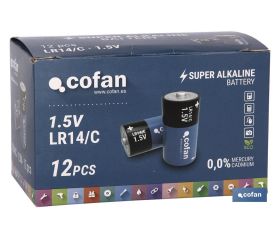 BLÍSTER DE 2 PILAS ALCALINAS LR14/C VENTA UNITARIA