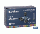 BLISTER 4 PILAS ALCALINA PLUS LR03/AAA