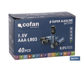 BLÍSTER DE 4 PILAS ALCALINAS PLUS LR03/AAA VENTA UNITARIA