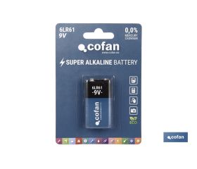 BLÍSTER DE 1 PILA ALCALINA 6LR61/9V VENTA UNITARIA