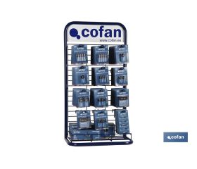 Expositor pilas alcalinas