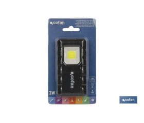 LINTERNA COB LED 3W 150Lm MAGNETICA/BOLSILLO