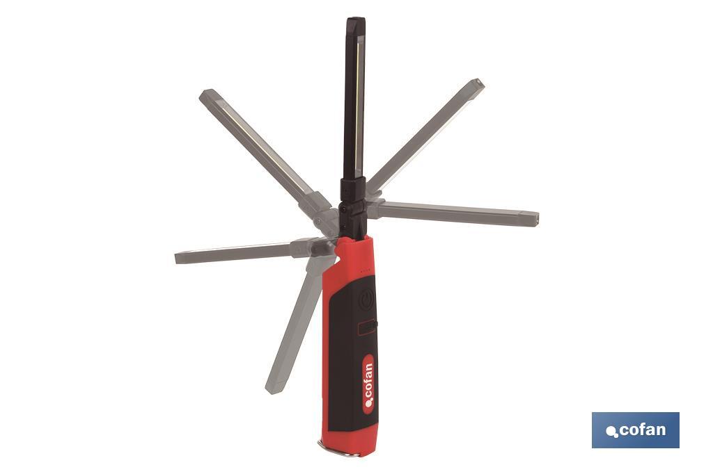 LÁMPARA INSPECCIÓN PLEGABLE 5 W COB LED 6500 K USB