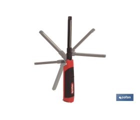 LÁMPARA INSPECCIÓN PLEGABLE 5 W COB LED 6500 K USB