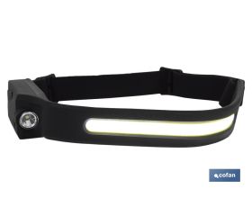 LINTERNA DUAL DE CABEZA CON SENSOR DE ACTIVACION 350 LM