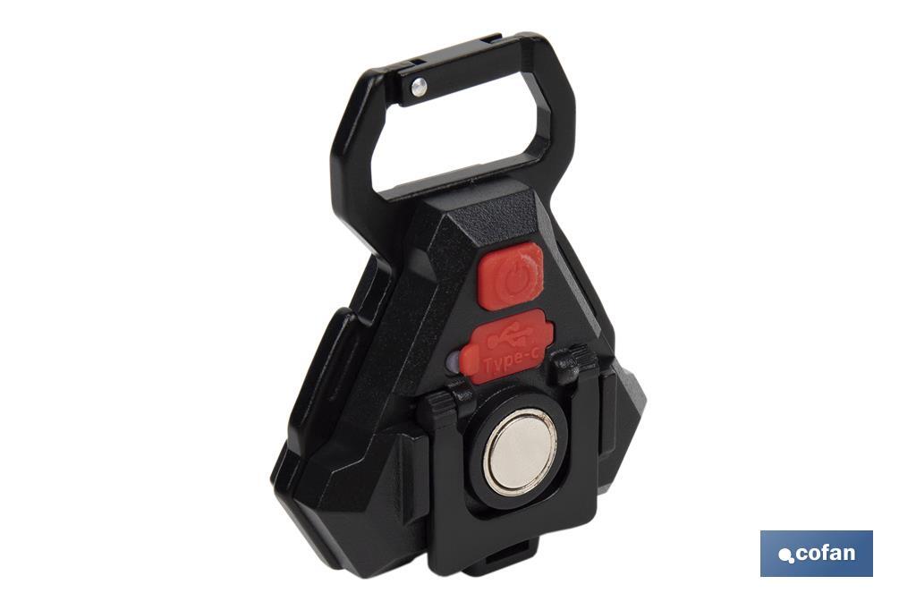 LLAVERO LINTERNA MULTIFUNCIONAL COB