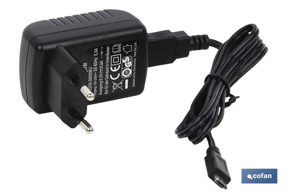 CARGADOR BATERIA PARA ATORNILLADOR 3,6V