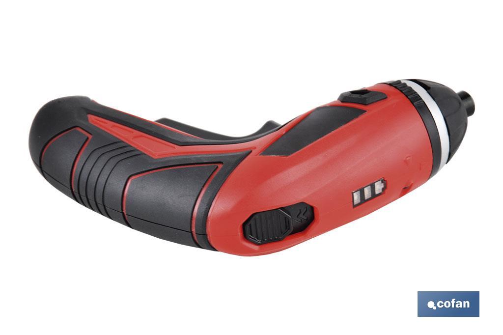 ATORNILLADOR A BATERÍA LI-ION 3.6 V 200 RPM