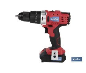 TALADRO PERCUTOR A BATERÍA LI-ION 20 V 1300 RPM 35 NM