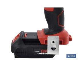 ATORNILLADOR A BATERIA LI-ION 18V 2000RPM