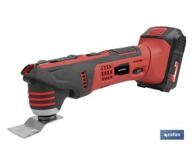 Multiherramienta a Batería | 15000 rpm | Batería Li-ion  18V + Cargador incluidos | Incluye accesorios