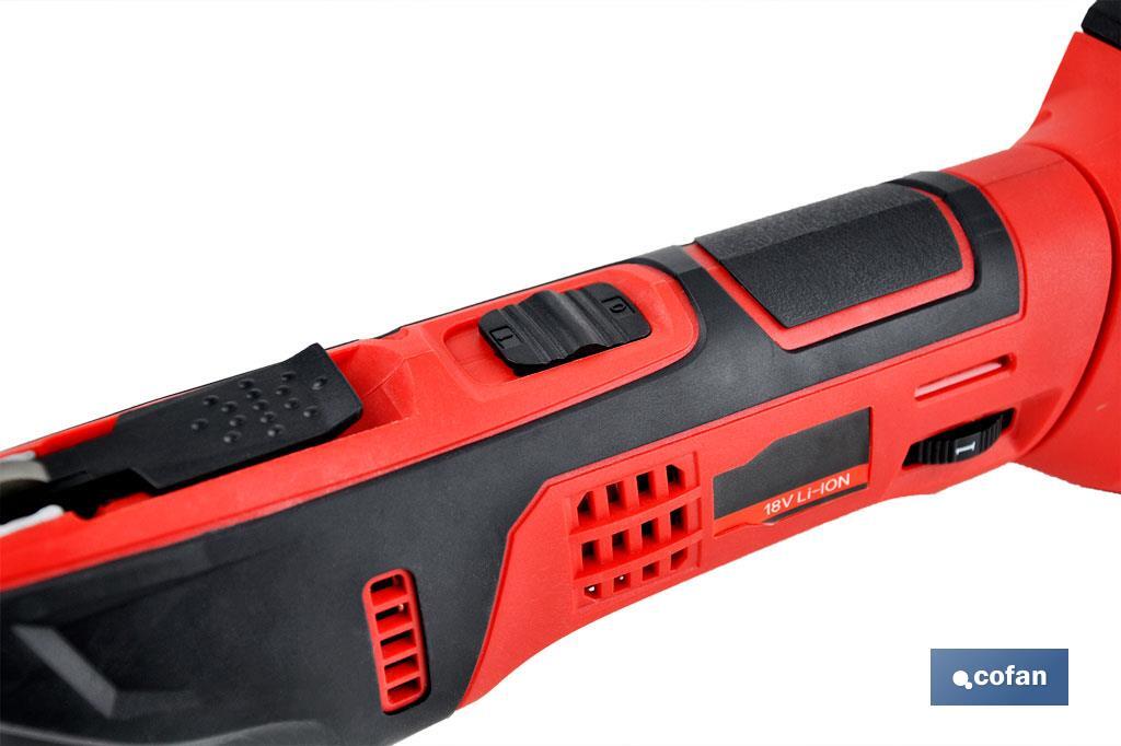 MULTIHERRAMIENTA A BATERIA LI-ION 18V 15000RPM
