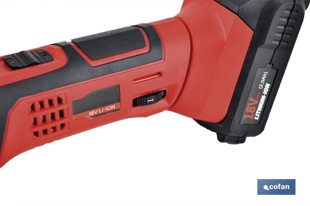 MULTIHERRAMIENTA A BATERIA LI-ION 18V 15000RPM