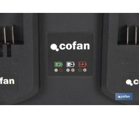 CARGADOR BATERIAS DOBLE CARGA RAPIDA 2X3,5A - 18V