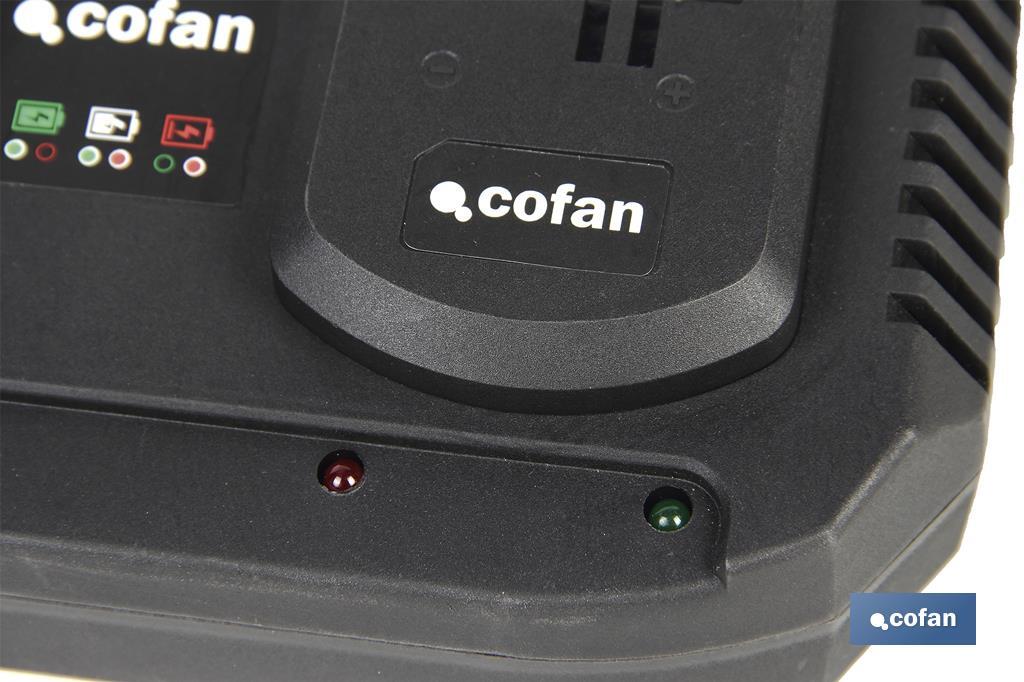 CARGADOR BATERIAS DOBLE CARGA RAPIDA 2X3,5A - 18V