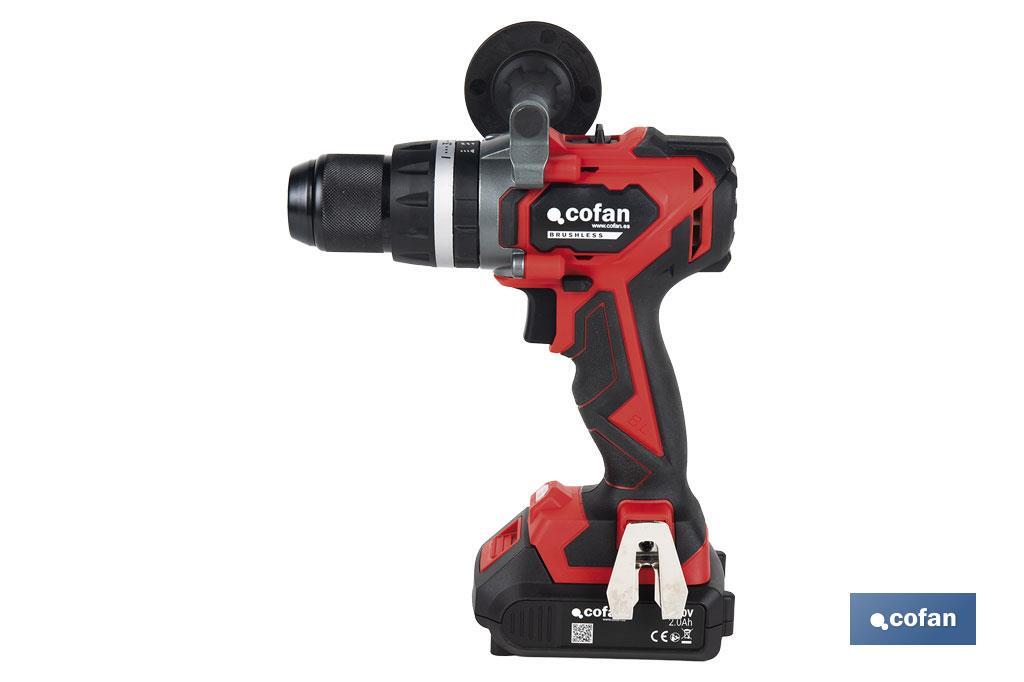 TALADRO PERCUTOR A BATERÍA Li-ion 20 V 2000 RPM 80 Nm