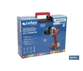 TALADRO PERCUTOR A BATERÍA Li-ion 20 V 2000 RPM 80 Nm