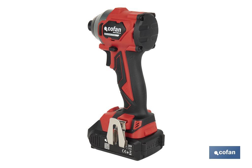 ATORNILLADOR PERCUTOR A BATERÍA Li-ion 20 V 3600 RPM