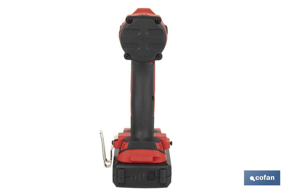 ATORNILLADOR PERCUTOR A BATERÍA Li-ion 20 V 3600 RPM