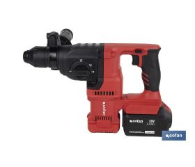 TALADRO MARTILLO PERFORADOR SDS-PLUS A BATERÍA Li-ion 20 V 1150 RPM