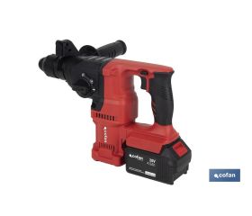 TALADRO MARTILLO PERFORADOR SDS-PLUS A BATERÍA Li-ion 20 V 1150 RPM