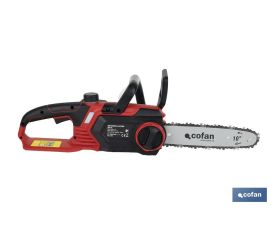 Motosierra a batería sin escobillas con espada de 10 | Engrase automático | Incluye batería Li-Ion 20 V 4,0 Ah y cargador