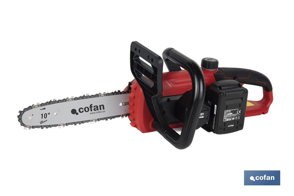 MOTOSIERRA A BATERÍA Li-ion 20 V 3000 RPM MINI ESPADA 10