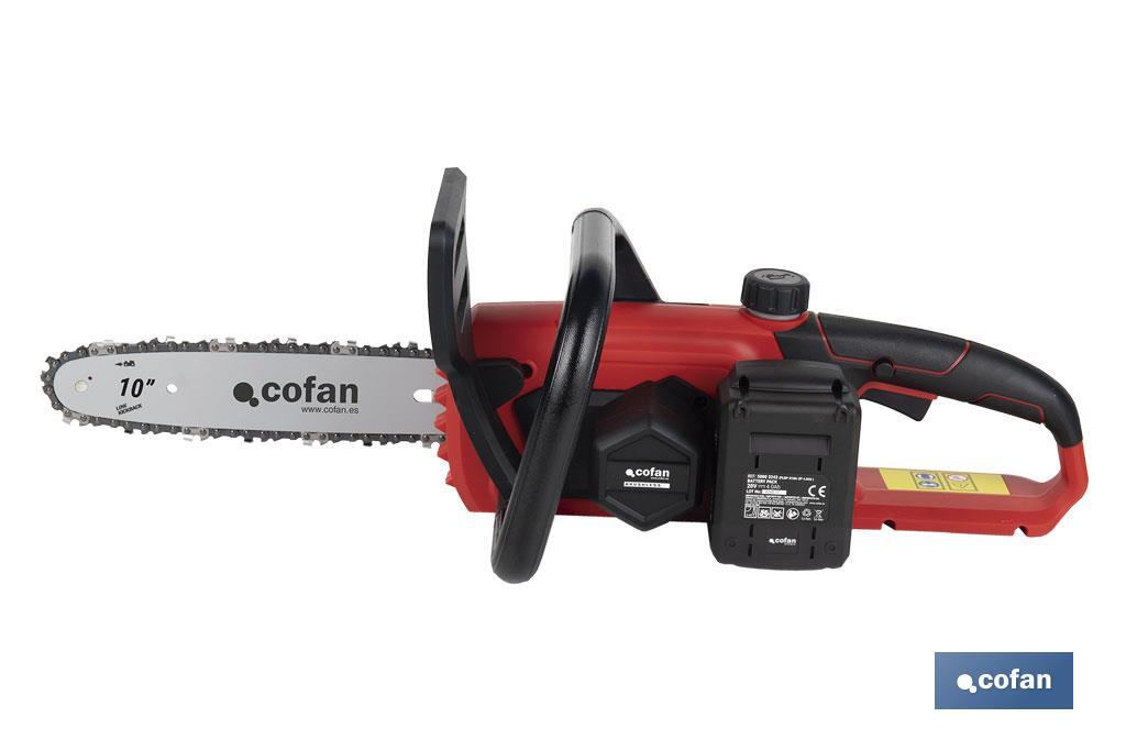 MOTOSIERRA A BATERÍA Li-ion 20 V 3000 RPM MINI ESPADA 10