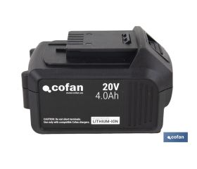 BATERÍA RECARGABLE Li-ion 20 V 4.0Ah