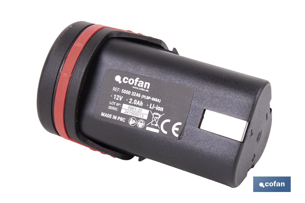 BATERÍA RECARGABLE Li-ion 12 V 2.0Ah PARA 50003236
