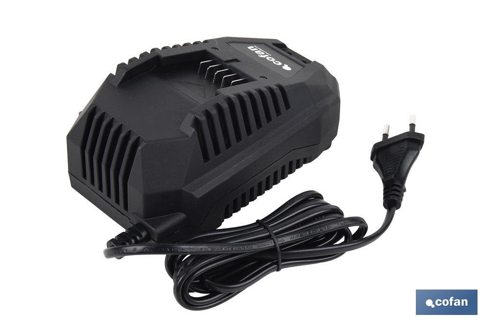 CARGADOR DE BATERÍAS CARGA RÁPIDA 20 V - 4,5 A