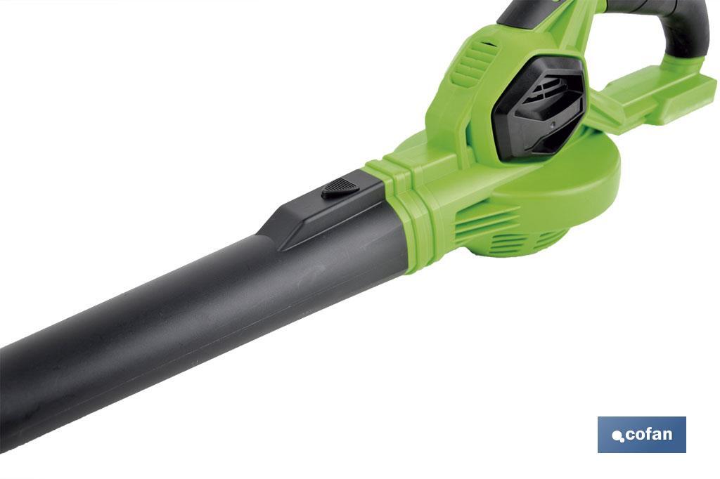 SOPLADORA ELÉCTRICA A BATERÍA Li-ion 20 V 12.000 RPM