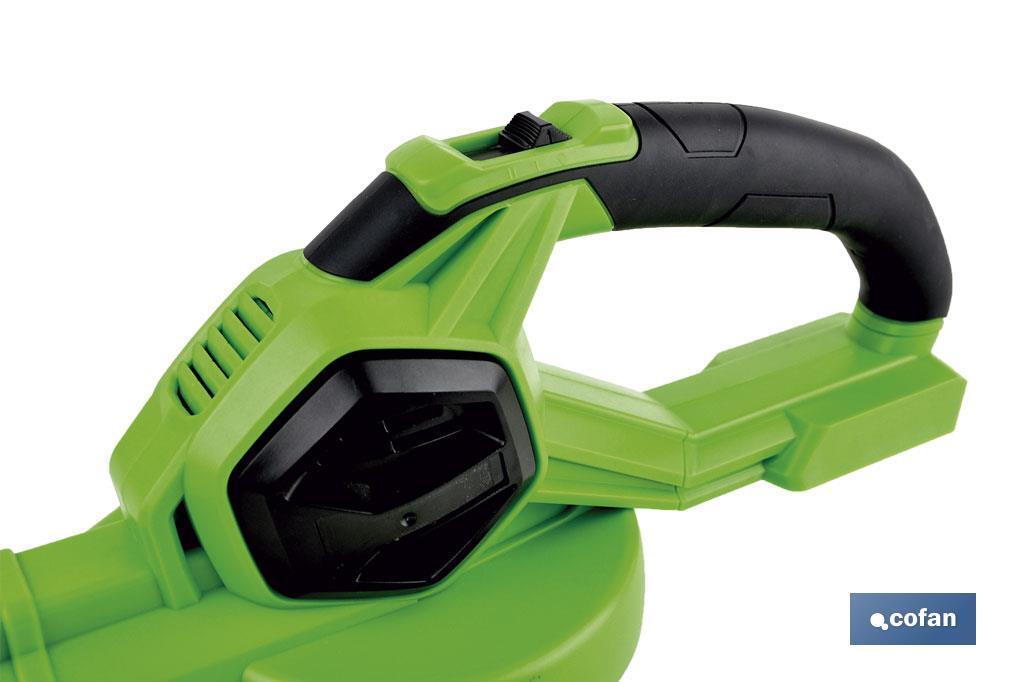 SOPLADORA ELÉCTRICA A BATERÍA Li-ion 20 V 12.000 RPM