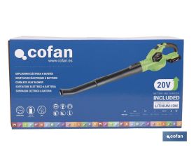 SOPLADORA ELÉCTRICA A BATERÍA Li-ion 20 V 12.000 RPM