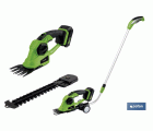 Kit Cortasetos de Mano | Extensible con Ruedas a Batería | Li-Iion 18V | 1200 RPM
