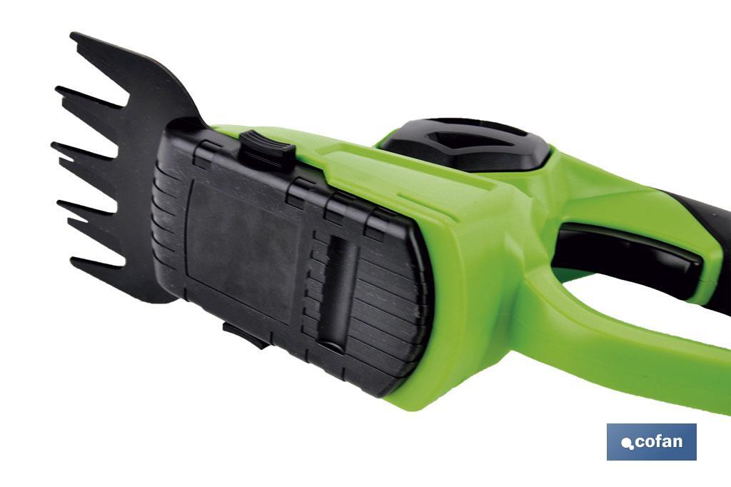 KIT CORTASETOS DE MANO EXTENSIÓN Y RUEDAS A BATERIA LI-ION 18V 1200 RPM