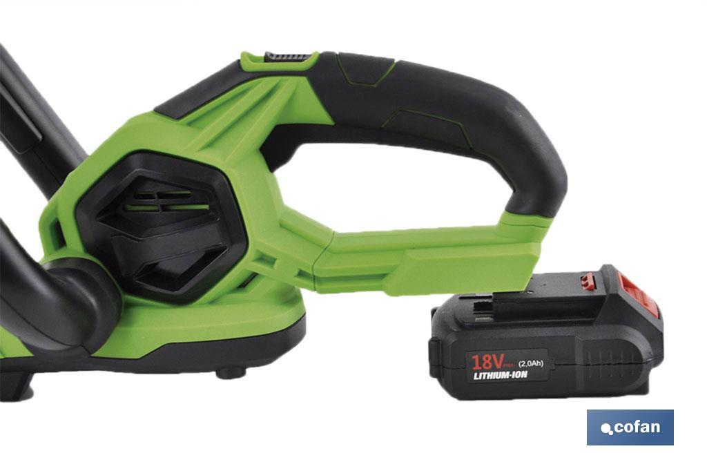 CORTASETOS ELÉCTRICO DE LARGO ALCANCE A BATERIA LI-ION 18V 1400+10% RPM