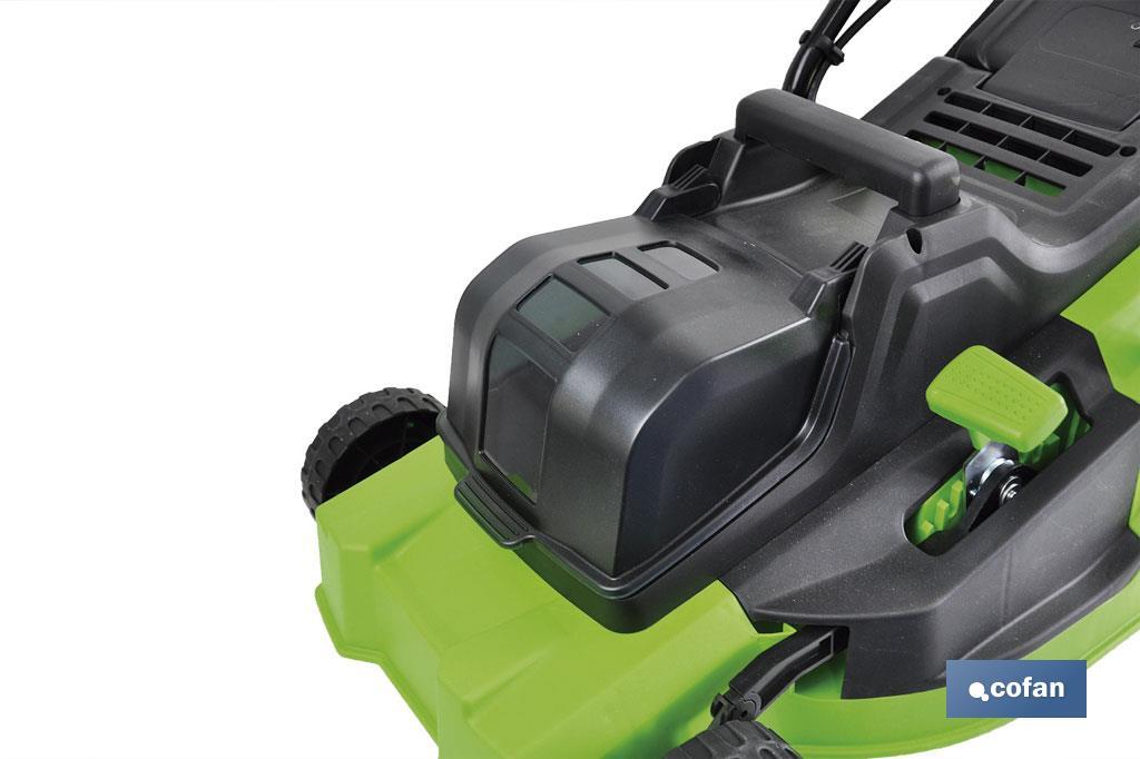 CORTACESPED ELÉCTRICO CON RUEDAS 36V 3200 RPM 5 POSICIONES DE CORTE