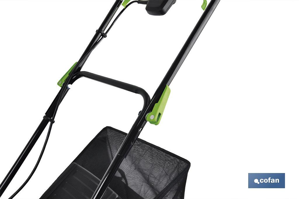 CORTACESPED ELÉCTRICO CON RUEDAS 36V 3200 RPM 5 POSICIONES DE CORTE