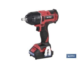 Pistola de impacto 1/2 a Batería | Batería de 20V + Cargador incluidos