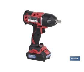 PISTOLA IMPACTO 1/2 BATERÍA 20 V 400 Nm