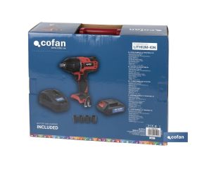 PISTOLA IMPACTO 1/2 BATERÍA 20 V 400 Nm