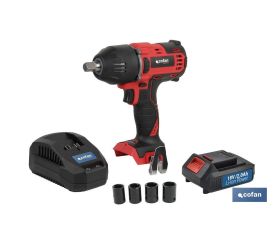 PISTOLA IMPACTO 1/2 BATERÍA 20 V 400 Nm