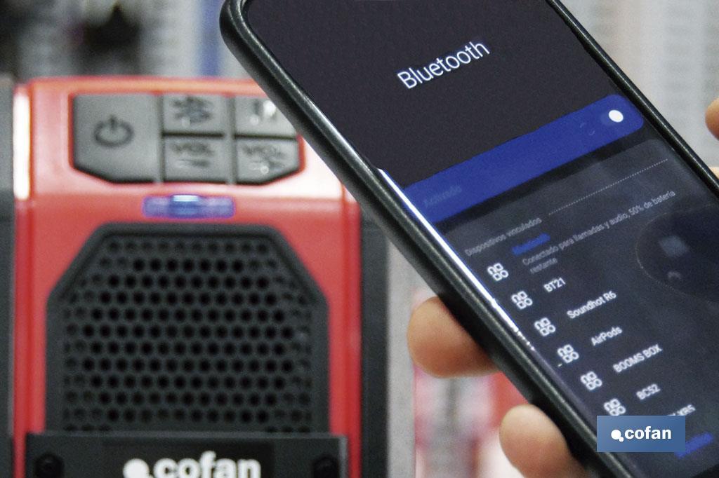 ALTAVOZ BLUETOOTH 2X2,5W BATERIA