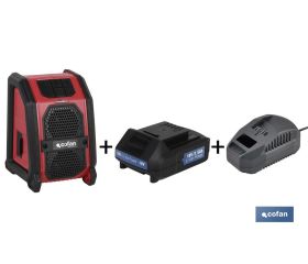 Pack Altavoz Bluetooth + Batería 1.5Ah + Cargador