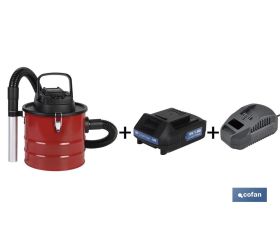 Pack Aspirador de Cenizas + Batería 1.5 Ah + Cargador