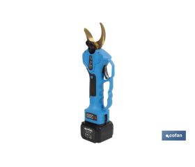 CONJUNTO TIJERAS DE PODAR A BATERÍA + PÉRTIGA EXTENSIBLE 130 CM