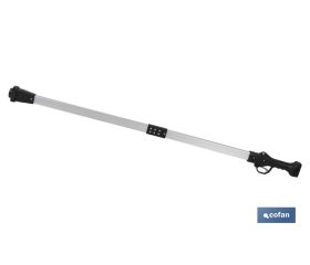 CONJUNTO TIJERAS DE PODAR A BATERÍA + PÉRTIGA EXTENSIBLE 130 CM