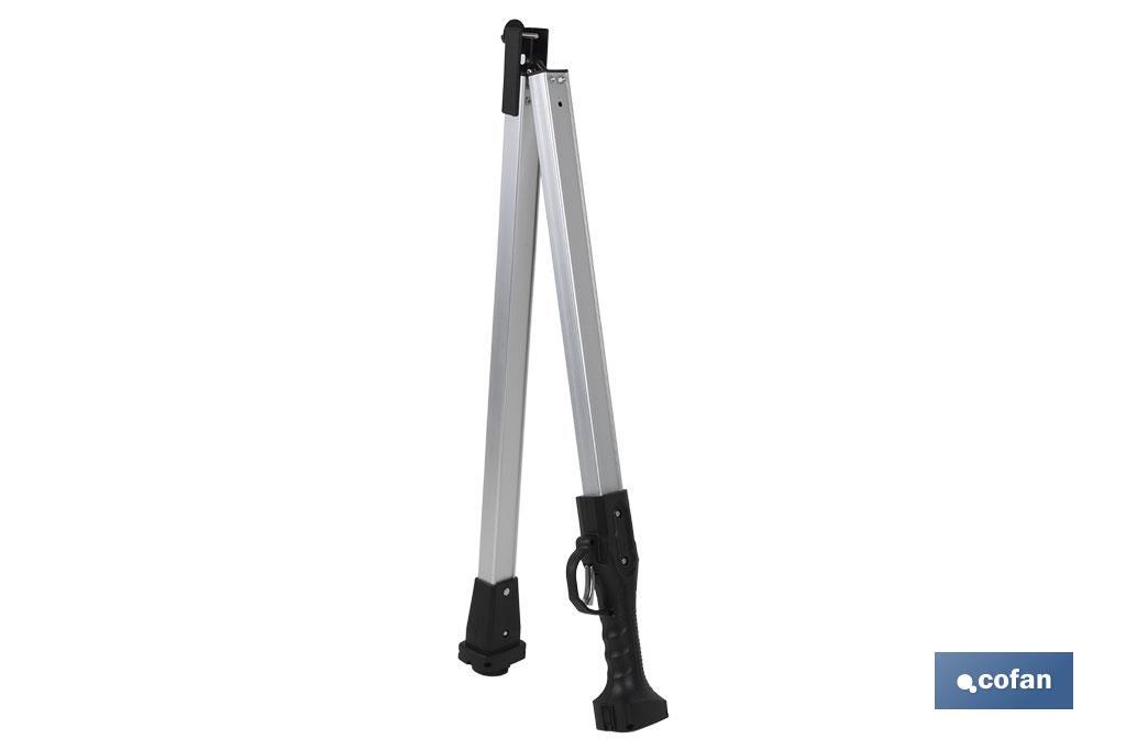 CONJUNTO TIJERAS DE PODAR A BATERÍA + PÉRTIGA EXTENSIBLE 130 CM