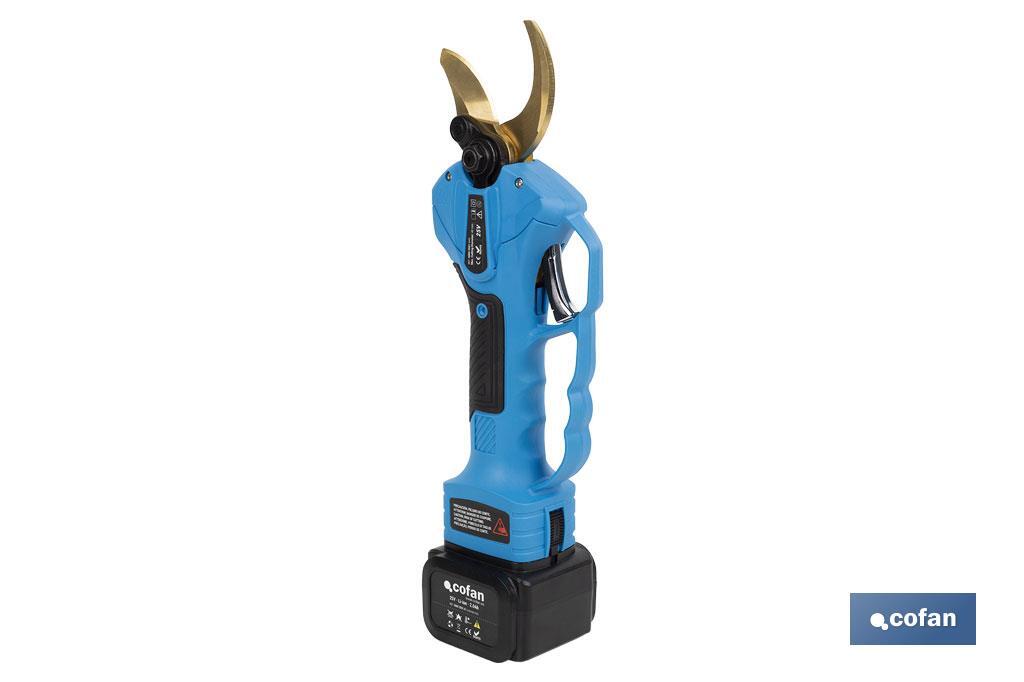 CONJUNTO TIJERAS DE PODAR A BATERÍA + PÉRTIGA EXTENSIBLE 190 CM